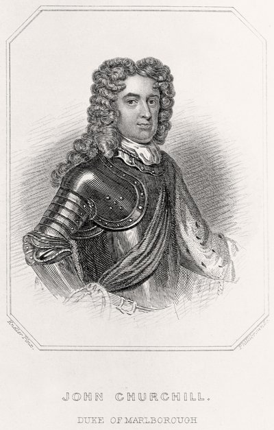 Porträt von John Churchill, Herzog von Marlborough von English School