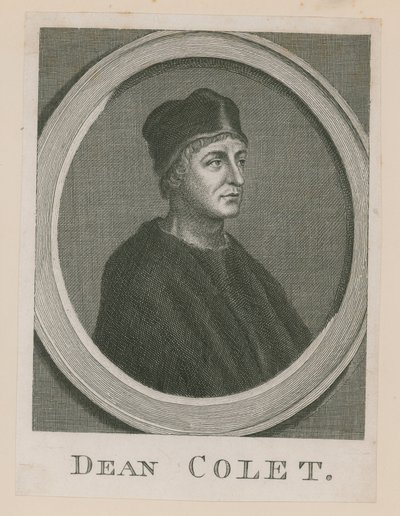 Porträt von John Colet von English School