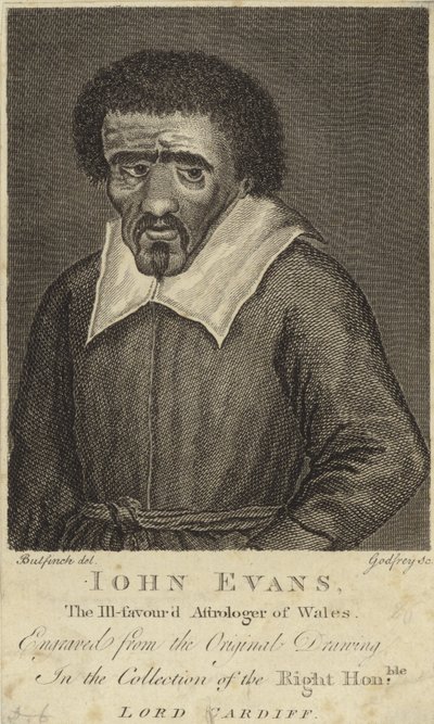 Porträt von John Evans von English School