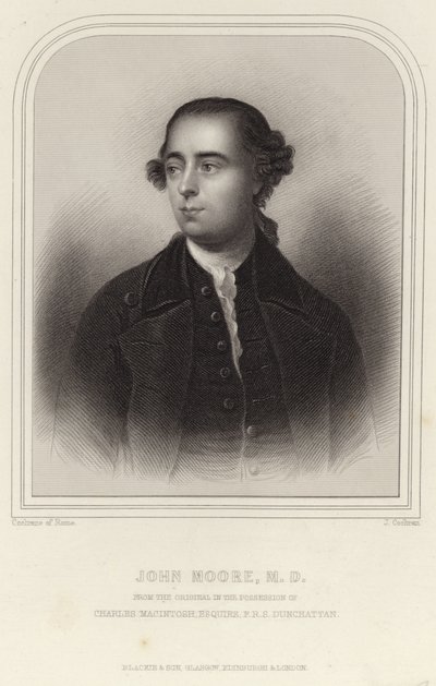 Porträt von John Moore von English School
