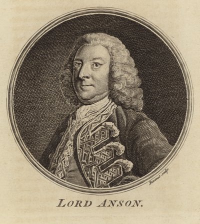 Porträt von Lord Anson von English School