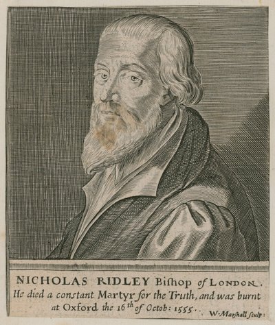 Porträt von Nicholas Ridley von English School