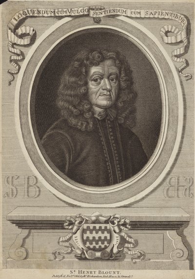 Porträt von Sir Henry Blount von English School