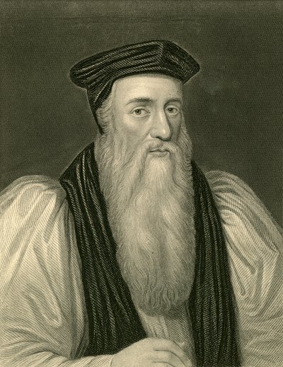 Porträt von Thomas Cranmer von English School