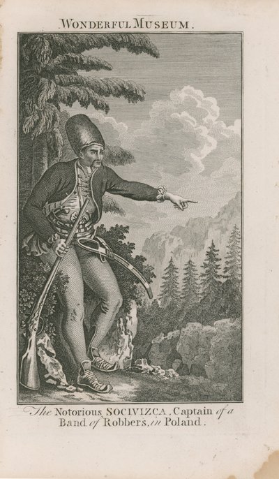Porträt des berüchtigten Socivizca von English School