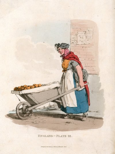 Kartoffelverkäufer von English School