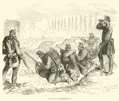 Preußische Scharmützler, Februar 1871 von English School