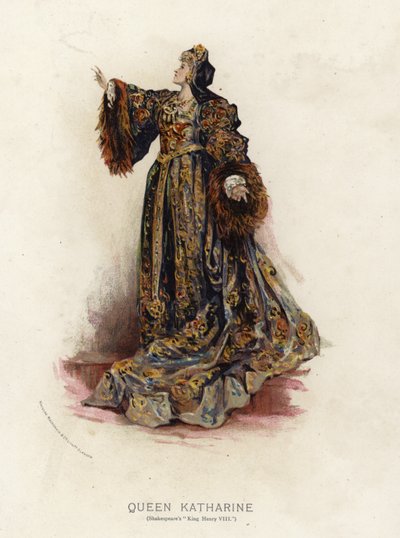 Königin Katharina aus Shakespeares König Heinrich VIII. von English School