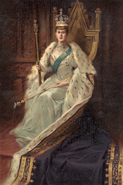 Königin Mary, Gemahlin von König Georg V., aus 