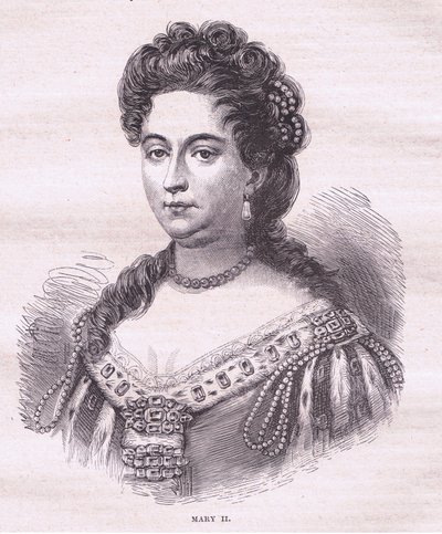 Königin Maria II. von England von English School