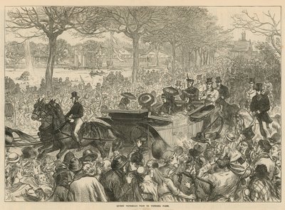 Königin Victorias Besuch im Victoria Park von English School