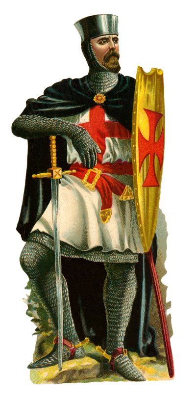 Ritter des Roten Kreuzes von König Richard I., 1189-1199 von English School