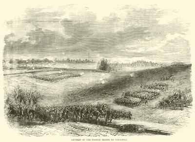 Rückzug der französischen Truppen nach Vincennes, Dezember 1870 von English School