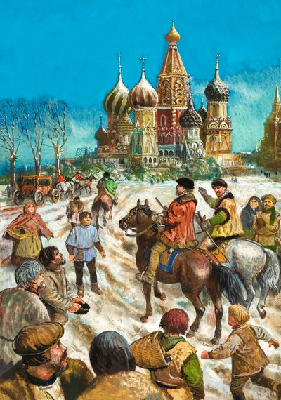 Richard Chancellor in Moskau von English School
