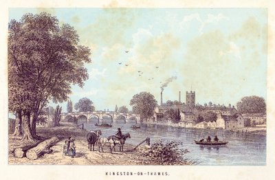 Fluss Themse: Kingston-on-Thames von English School