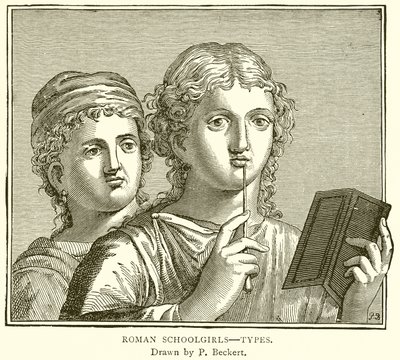 Römische Schulmädchen – Typen von English School