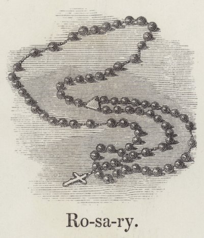 Rosenkranz (Gravur) von English School