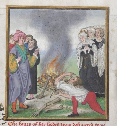 Theseus verbrennt die Leichen der von König Kreon von Theben getöteten Athener, aus dem 