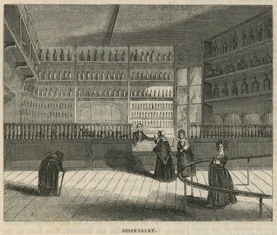 Royal Free Hospital, London: Apotheke von English School