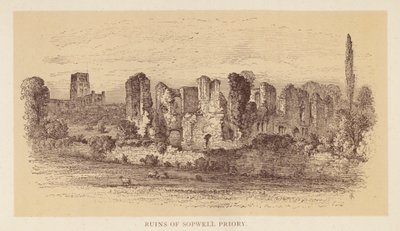 Ruinen des Sopwell Priory von English School