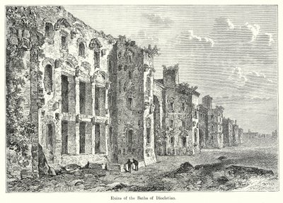 Ruinen der Bäder des Diokletian von English School