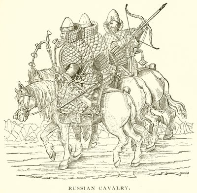 Russische Kavallerie von English School