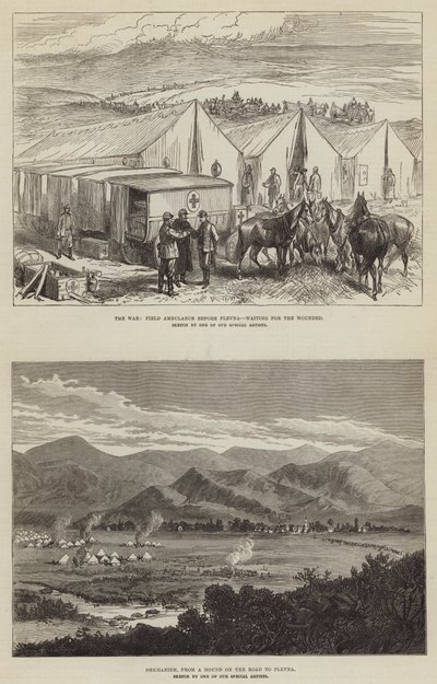 Russisch-Türkischer Krieg (Gravur) von English School
