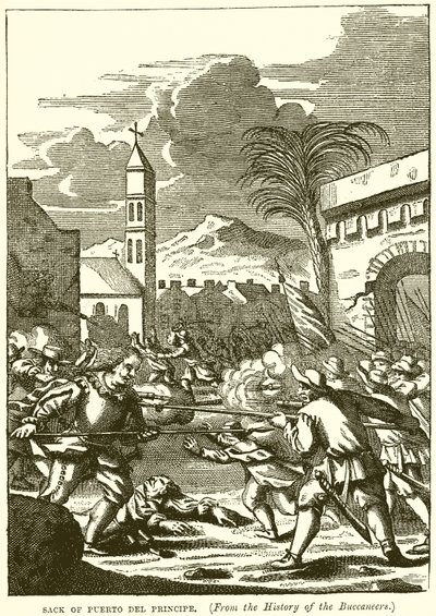 Plünderung von Puerto del Principe von English School