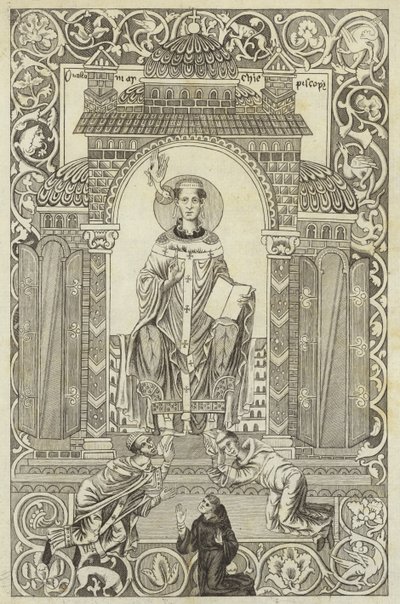 Heiliger Dunstan von English School