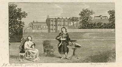 Samuel Richardson und Miss Highmore von English School