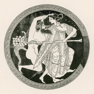 Satyr und Mänade von English School