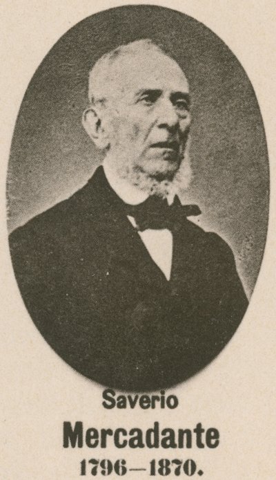 Saverio Mercadante (Gravur) von English School