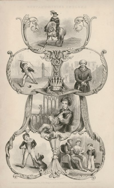 Szenen aus Der Pilgerreise von English School