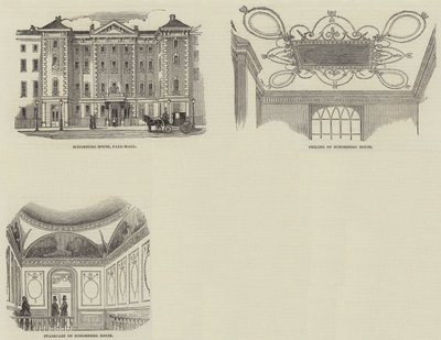 Schomberg House, Pall Mall von English School