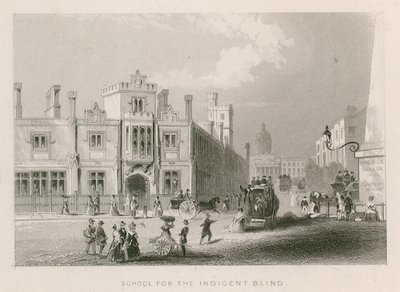 Schule für Blinde, St. Georges Field, Southwark, London von English School