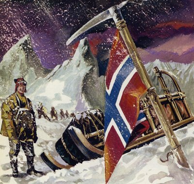Scott erreichte den Pol nur um festzustellen, dass Amundsen ihn geschlagen hatte von English School