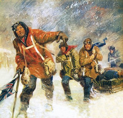 Scotts Expedition zum Südpol von English School
