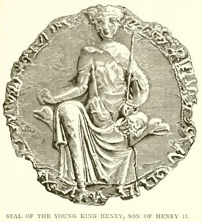 Siegel des jungen Königs Heinrich, Sohn von Heinrich II von English School