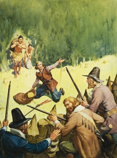 Siedler und amerikanische Ureinwohner von English School