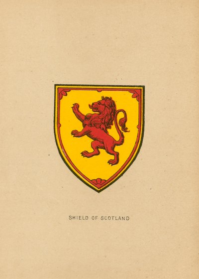 Schild von Schottland von English School
