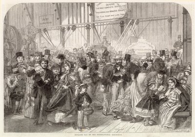 Schillingtag bei der Internationalen Ausstellung 1862 von English School