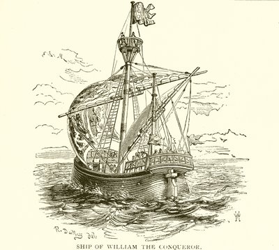 Schiff von Wilhelm dem Eroberer. Überschneidende normannische Bögen. Lincoln Cathedral von English School