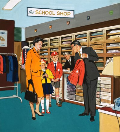 Verkäuferin von English School
