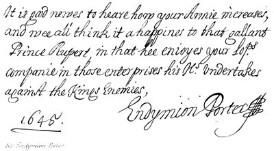 Sir Endymion Porter von English School