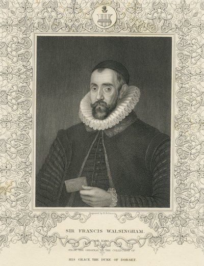 Sir Francis Walsingham (Stich) von English School