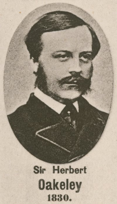 Sir Herbert Oakeley (Gravur) von English School