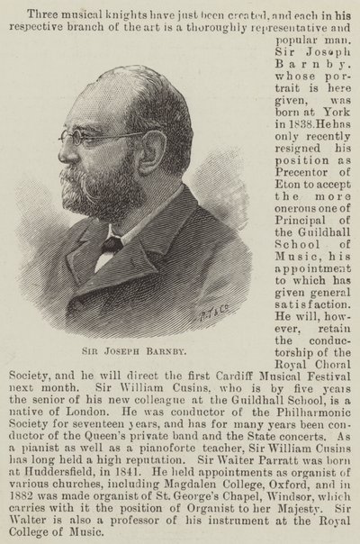 Sir Joseph Barnby von English School