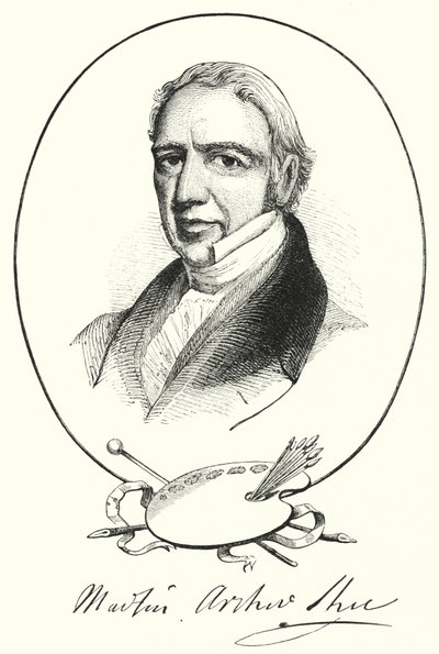 Sir Martin Archer Shee (Gravur) von English School