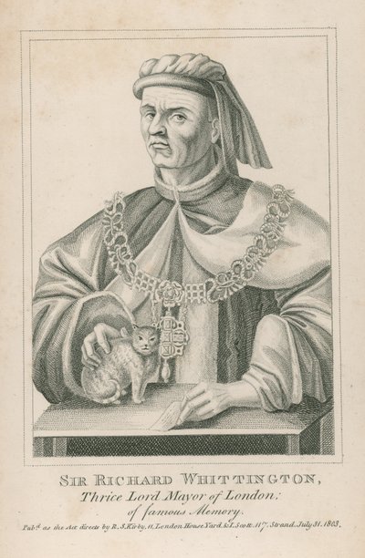 Sir Richard Whittington, dreimaliger Bürgermeister von London von English School