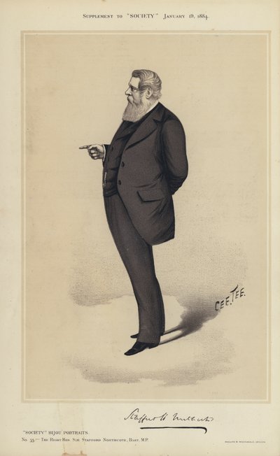 Sir Stafford Northcote, MP von English School